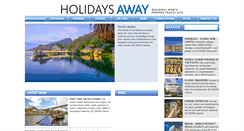 Desktop Screenshot of holidaysaway.net