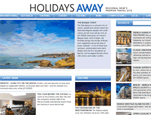 Tablet Screenshot of holidaysaway.net